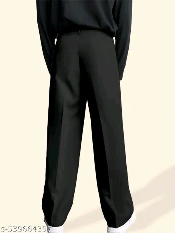 White Cotton Easthetic Korian Style Old Mony Pant For Man Mens Relax Fit Pant  - Xl