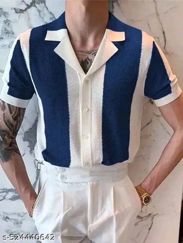 Mens Easthetic Cotton Tshirt Korian Style Tshirt Boy Tshirt  - S