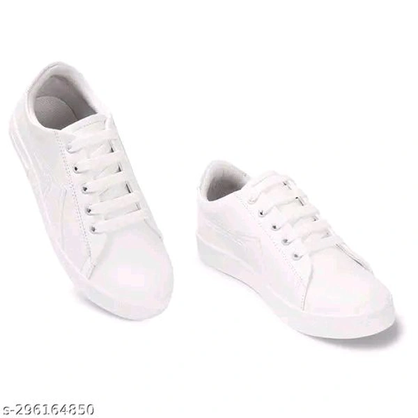 RealToes Presents Comfortable regualarwear classy shoe for women & girls
Name: RealToes Presents Comfortable regualarwear classy shoe for Men And Women Unisex
Material: Synthetic
Sole Material: Polyurethane
Fastening & Back Detail: Lace-Up
Pattern: Solid
Net Quantity (N): 1
From the House of RealToes  comes a very unique footwear brand for Ladies, this product has all the   - 6