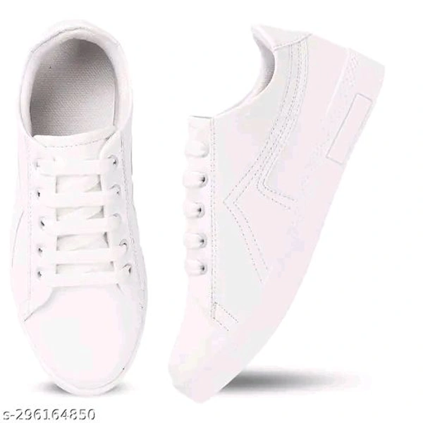 RealToes Presents Comfortable regualarwear classy shoe for women & girls
Name: RealToes Presents Comfortable regualarwear classy shoe for Men And Women Unisex
Material: Synthetic
Sole Material: Polyurethane
Fastening & Back Detail: Lace-Up
Pattern: Solid
Net Quantity (N): 1
From the House of RealToes  comes a very unique footwear brand for Ladies, this product has all the   - 8