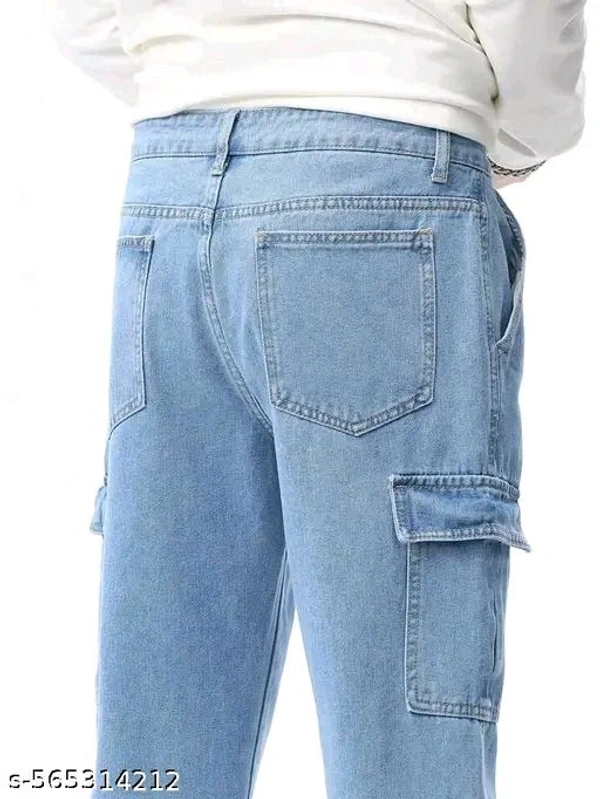 Mens baggy jeans,mens Cargo jeans,mens jeans, mens jeans by sk.
Name: Mens baggy jeans,mens Cargo jeans,mens jeans, mens jeans by sk.
Fabric: Denim
Pattern: Solid
Net Quantity (N): 1
Mens baggy jeans,mens Mom fit jeans,mens jeans, mens jeans by sk.
Sizes: 
 - 30