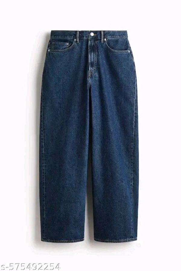 Z03
Name: Z03
Fabric: Cotton
Pattern: Dyed/Washed
Net Quantity (N): 1
Elevate Your Casual Manner with our Blue Baggy Fit Rigid Jeans. These jeans offer a relaxed fit around the waist and a loose fit down the legs, ensuring comfortable and unrestricted movement for all-day wear. Discover a perfect blend of manner and ease with these contemporary baggy fit jeans.
 - 32