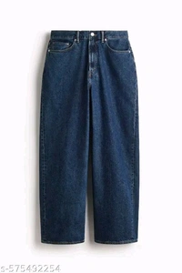 Z03
Name: Z03
Fabric: Cotton
Pattern: Dyed/Washed
Net Quantity (N): 1
Elevate Your Casual Manner with our Blue Baggy Fit Rigid Jeans. These jeans offer a relaxed fit around the waist and a loose fit down the legs, ensuring comfortable and unrestricted movement for all-day wear. Discover a perfect blend of manner and ease with these contemporary baggy fit jeans.
 - 34