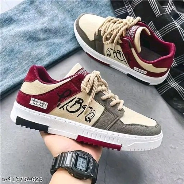 New Fashion Sneaker Shoes | Sport  Shoes |  Walking Shoes | Running Shoes | Daily Wear Shoes | Comfortable Shoes For  Men
Name: New Fashion Sneaker Shoes | Sport  Shoes |  Walking Shoes | Running Shoes | Daily Wear Shoes | Comfortable Shoes For  Men
Material: Suede
Sole Material: TPR
Pattern: Solid
Fastening & Back Detail: Lace-Up
Net Quantity (N): 1
Sizes: 

Country of Origin: Ind - 6