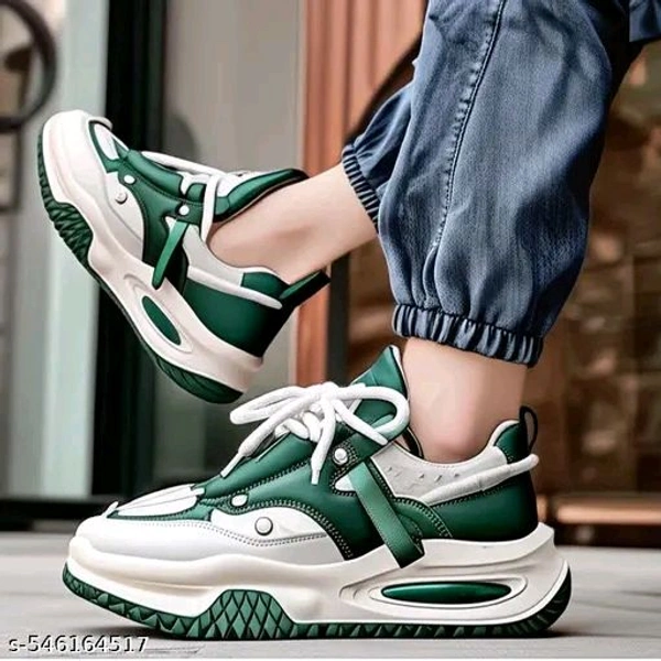 stylish casual sports for men shoes | walking shoes | durable soft and comfortable shoes | premium quality shoes | chunky sneakers green white retro sneakers mens shoes 91
Name: stylish casual sports for men shoes | walking shoes | durable soft and comfortable shoes | premium quality shoes | chunky sneakers green white retro sneakers mens shoes 91
Material: Synthetic
 - 7