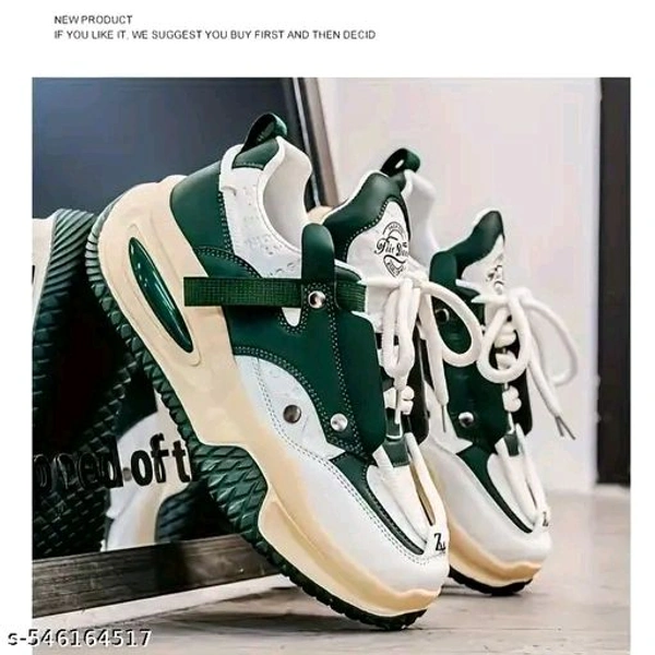 stylish casual sports for men shoes | walking shoes | durable soft and comfortable shoes | premium quality shoes | chunky sneakers green white retro sneakers mens shoes 91
Name: stylish casual sports for men shoes | walking shoes | durable soft and comfortable shoes | premium quality shoes | chunky sneakers green white retro sneakers mens shoes 91
Material: Synthetic
 - 7