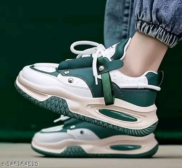 stylish casual sports for men shoes | walking shoes | durable soft and comfortable shoes | premium quality shoes | chunky sneakers green white retro sneakers mens shoes 91
Name: stylish casual sports for men shoes | walking shoes | durable soft and comfortable shoes | premium quality shoes | chunky sneakers green white retro sneakers mens shoes 91
Material: Synthetic
 - 9