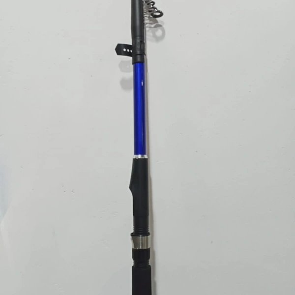 Telescopic Fiahing Rod  - blue, 9ft