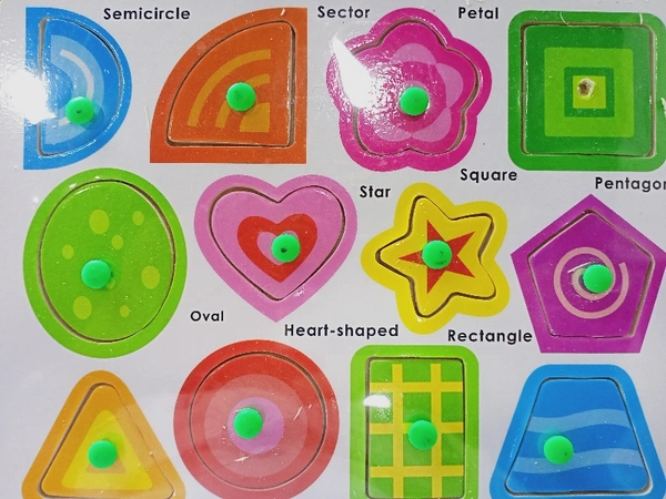 Wooden Puzzle Shapes