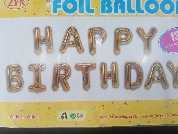 Happy Birthday Foil balloon