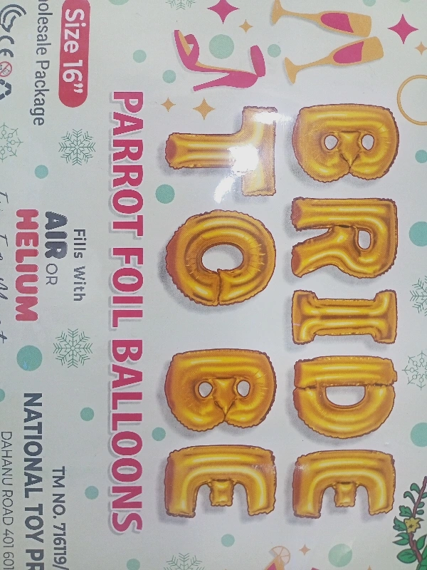 Bride To Be Foil Balloon