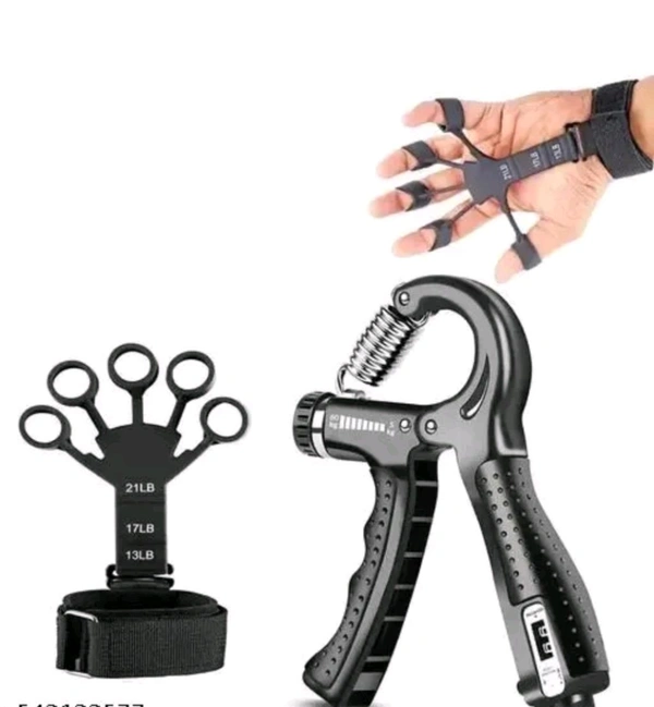 Hand Gripper With Free Rubber Gripper