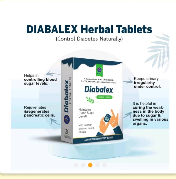 Diabalex  Herbal Tablets (Vedalex World Class Products Pvt.Ltd.)