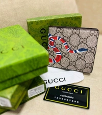GUCCI PREMIUM LEATHER WALLETS - Black