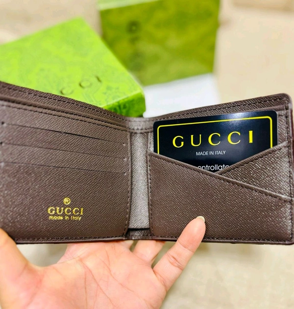 GUCCI PREMIUM LEATHER WALLETS - Black