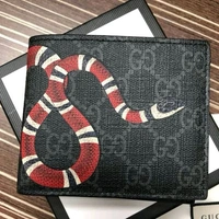 GUCCI PREMIUM LEATHER WALLETS - Black
