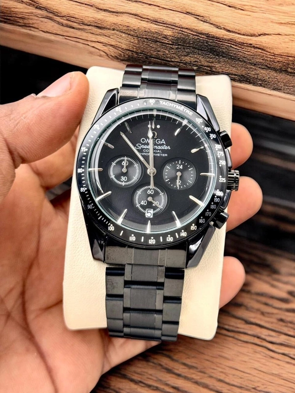 Black Omega Premiun Watch