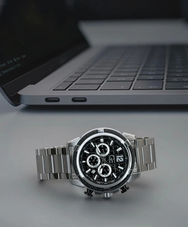 Gc full silver Men's Watch 