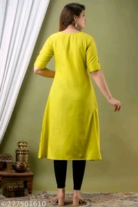 Women's Cotton Slub Printed Aline kurti
Name: Women's Cotton Slub Printed Aline kurti - L, Yellow