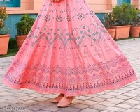 Riyon long embroidery anarkali kurta
Name: Riyon long embroidery anarkali kurta
Fabric: Rayon
Sleeve Length: Three-Quarter Sleeves
Pattern: Printed
Combo of: Single
 - M, Tickle Me Pink