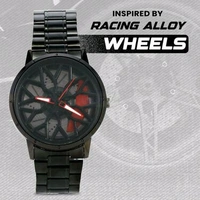 Lamborghini Wheel Watch - Black, Black