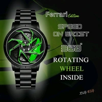  Ferrari Wheel Watch - Black
