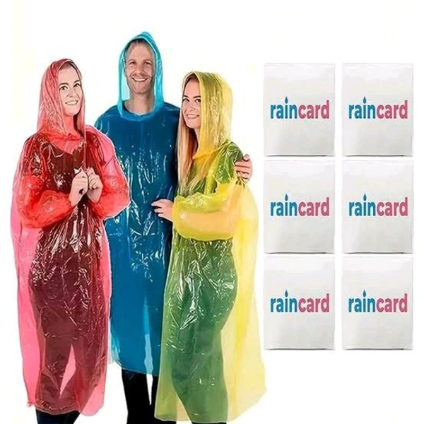 "10 Pices" QuirkyPick™ PocketRain – Reusable Raincoat Cards 