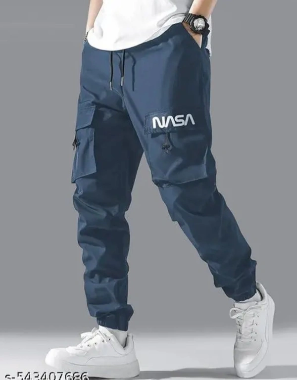 Track pant for men |men's military print track pants | lower for men |trendy tra... - Black, M