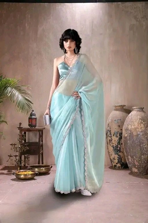 Chiffon Saree  - Free Size