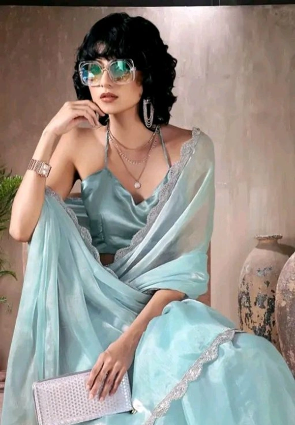 Chiffon Saree  - Free Size
