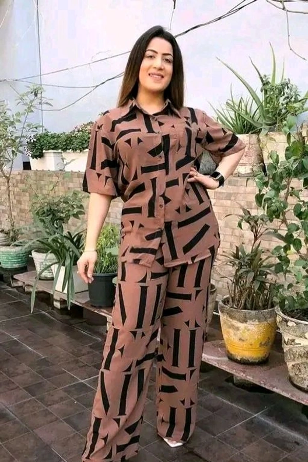 Trendy Graceful Women Top & Bottom Sets - Xl
