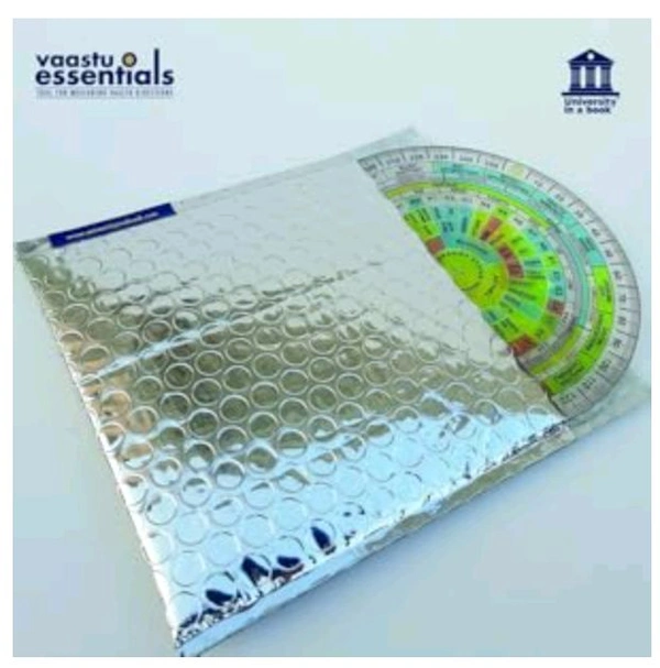 SHOPERTUNITI University in a book Vaastu Essentials Shakti Chakra with Carrying Case Plastic Yantra Multicolored 6 Inches (Pack of 1)
