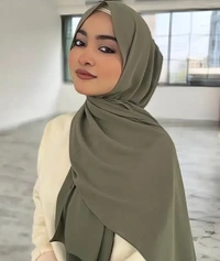 🌸 LuxeChic™ Premium Heavy Chiffon Hijab Set – 6 Elegant Shades - Size: 70cm x 170cm (Free Size, Length 1.8m)