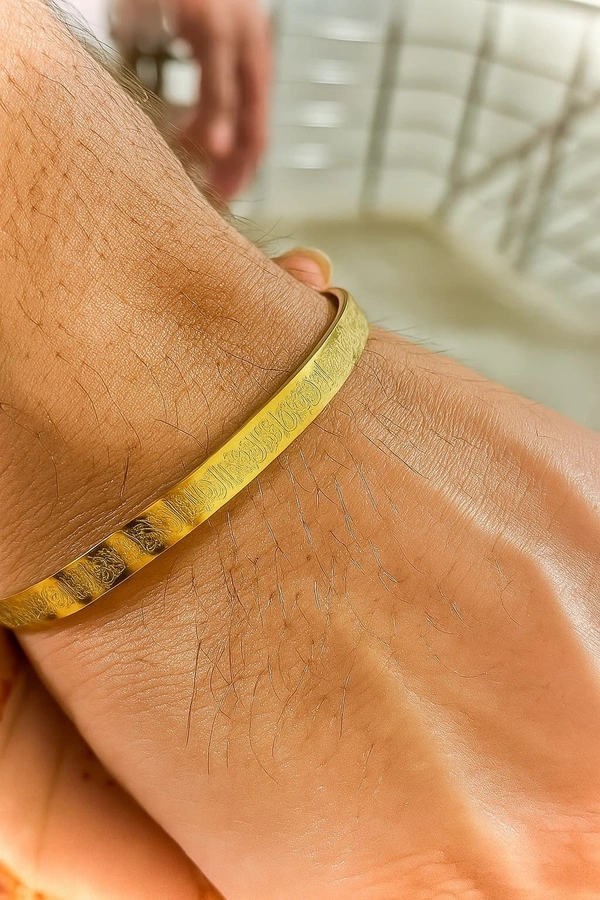 💫Ayatul Kursi Bracelet – Divine Protection, Timeless Elegance  ✨ Let your style speak faith. Let your wrist carry power. - 2-10 : Adjustable