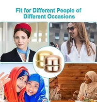 Stylish Magnetic Hijab Pins (Set of 4) – Pinless, Painless & Powerful Hold | Elegant Scarf Magnets for Women