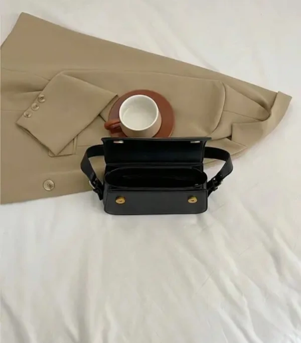Bold. Chic. Effortless. The Black Sling Bag That Completes Every Look 🖤✨ - Black
