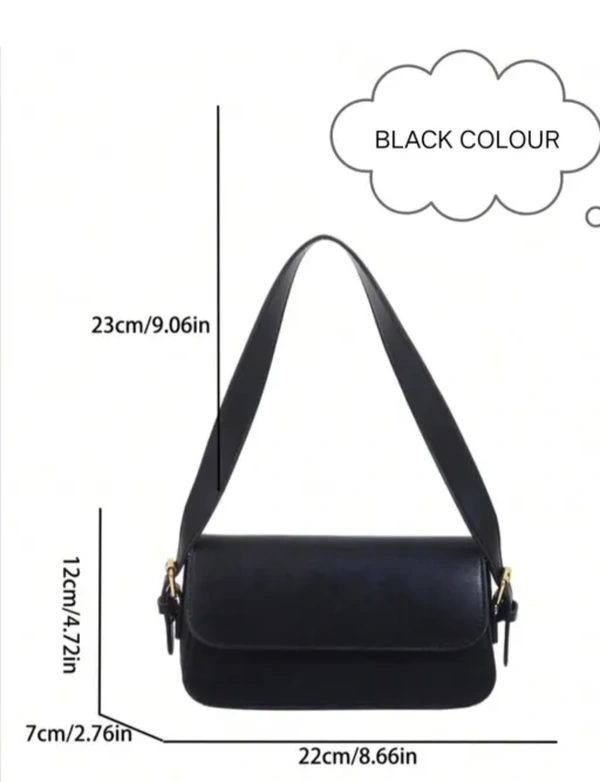 Bold. Chic. Effortless. The Black Sling Bag That Completes Every Look 🖤✨ - Black