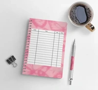 Aesthetic Pink Wiro Journal Notebook | 160 Ruled Pages | A5 Size | 80 GSM Paper | Hard Cover