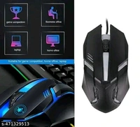 Gaming Mouse, 3 Buttons RGB Light Sports Design for Laptops & PC Wired Optical Gaming Mouse
Name: Gaming Mouse, 3 Buttons RGB Light Sports Design for Laptops & PC Wired Optical Gaming Mouse

Color: Black
Compatibility: Laptop
Material: Plastic
Net Quantity (N): 1
Product Type: Wired Mouse
Warranty Period: No Warranty
Warranty Type: Not Applicable
The