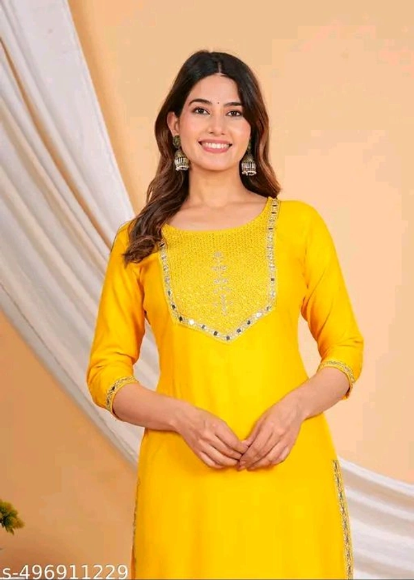 Charvi Sensational Kurtis - Yellow, Medium