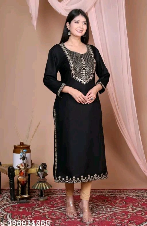 Charvi Sensational Kurtis - Small, Black