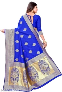 Aishani Sensational Sarees - Blue, Free Size