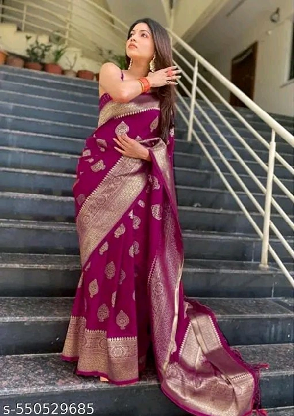 Aishani Sensational Sarees - Free Size, Maroon