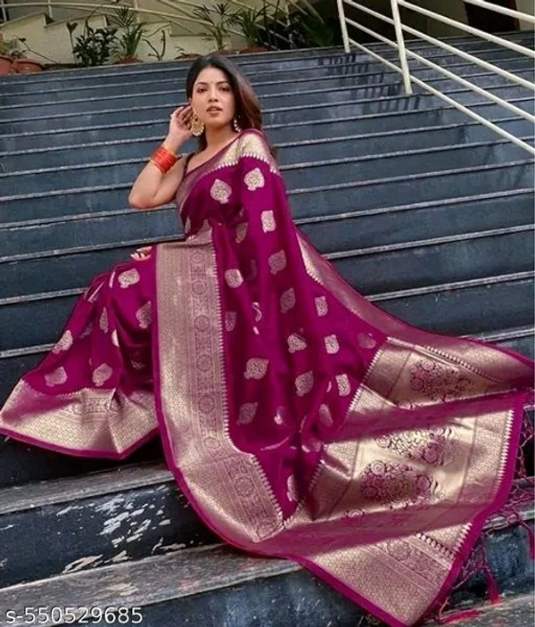 Aishani Sensational Sarees - Free Size, Maroon