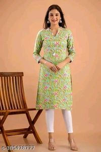Jivika Fabulous Kurtis - Mint Green, XXL