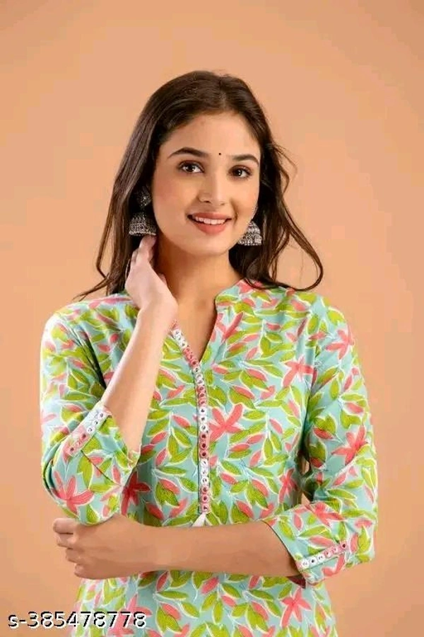 Jivika Fabulous Kurtis - Mint Green, XXL