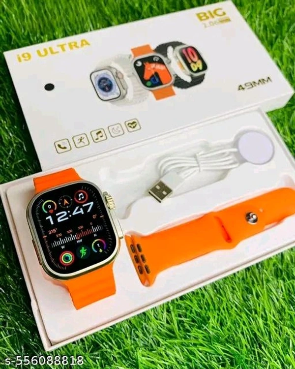 T800 Ultra Watch Dual Smartwatch HD 1.99 Inch Calling - Black