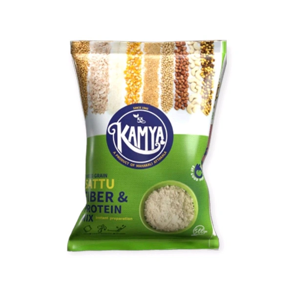 Kamya Mixed Grain Sattu/Chhatua – Natural & Protein-Rich | Mahakali Attakala  - 1kg(2* 500g