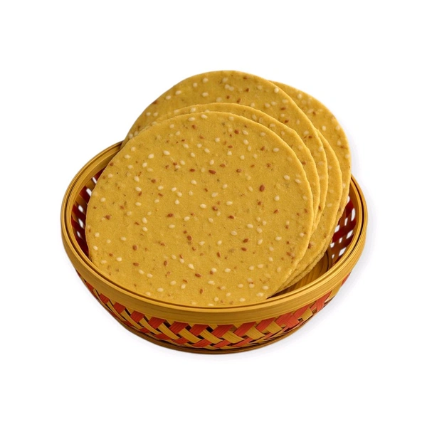 Handmade Berhampur Special Urad Dal Rasi Masala Papad – Traditional Taste, Crunch - 400g(2* 200g