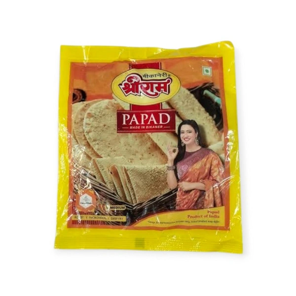 Shreeram Papad – Traditional Handcrafted Papad for Every Meal - 200gm
